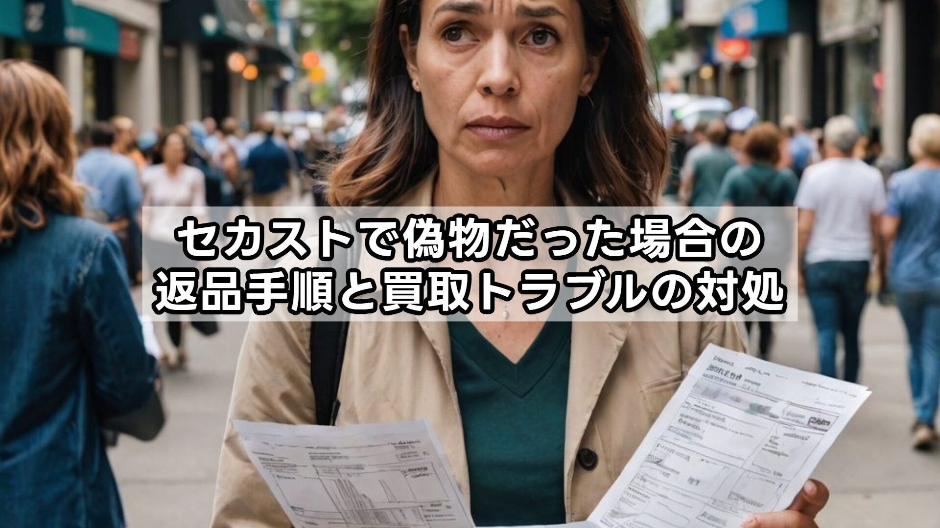 セカストで偽物だった場合の返品手順と買取トラブルの対処