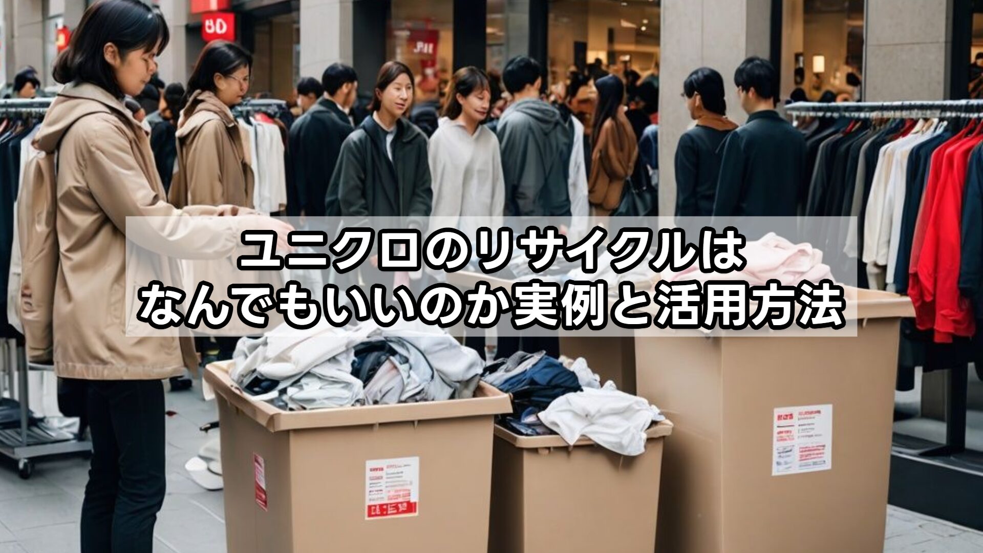 ユニクロのリサイクルはなんでもいいのか実例と活用方法