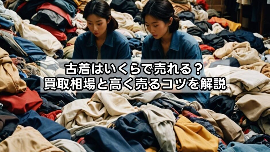 古着はいくらで売れる？買取相場と高く売るコツを解説