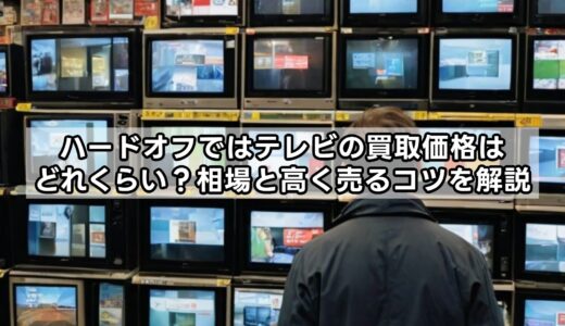 ハードオフではテレビの買取価格はどれくらい？相場と高く売るコツを解説