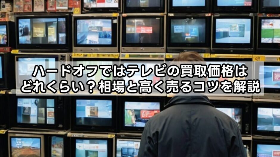 ハードオフではテレビの買取価格はどれくらい？相場と高く売るコツを解説