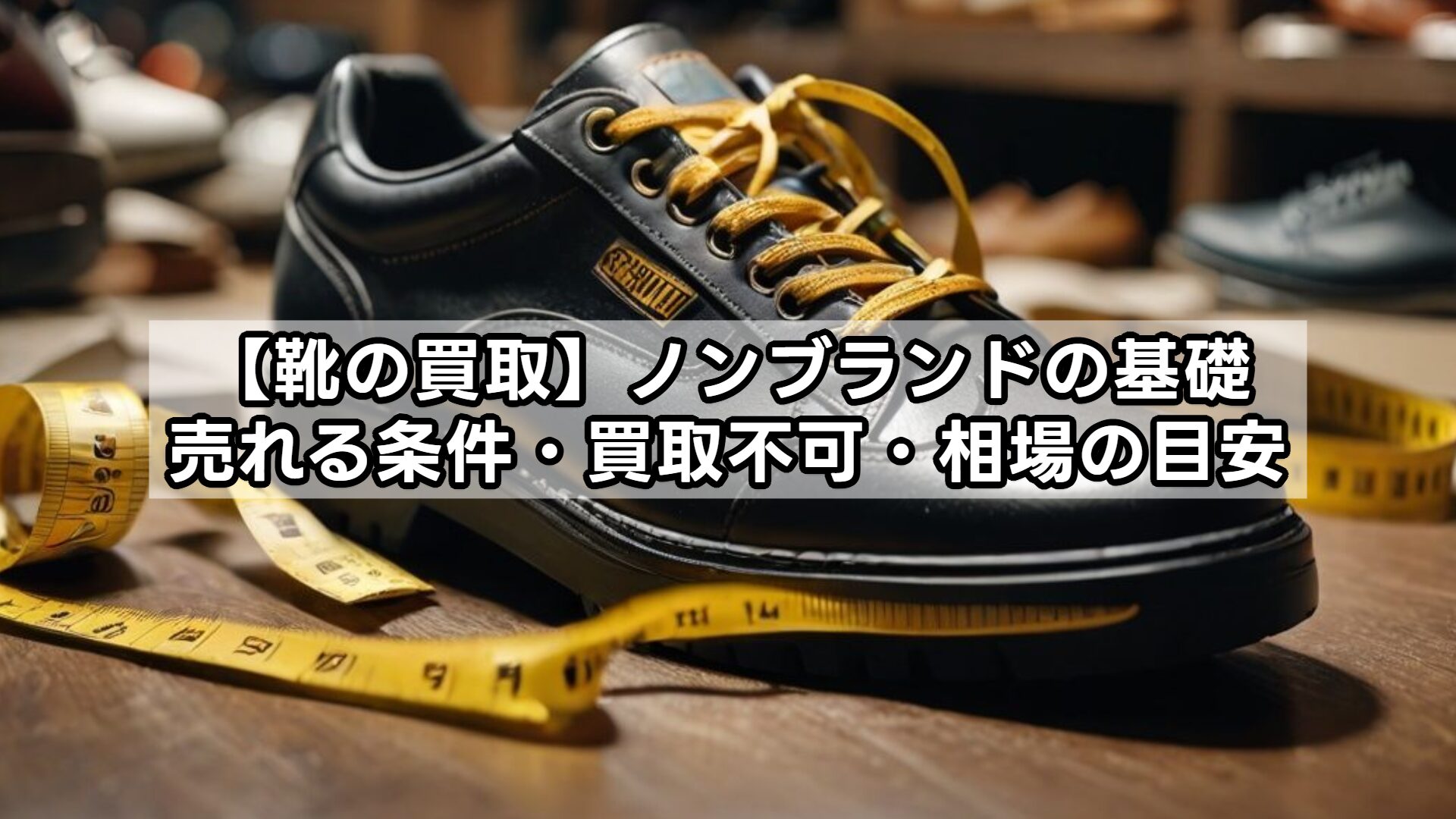 【靴の買取】ノンブランドの基礎：売れる条件・買取不可・相場の目安