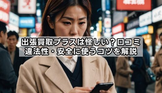 出張買取プラスは怪しい？口コミ・違法性・安全に使うコツを解説