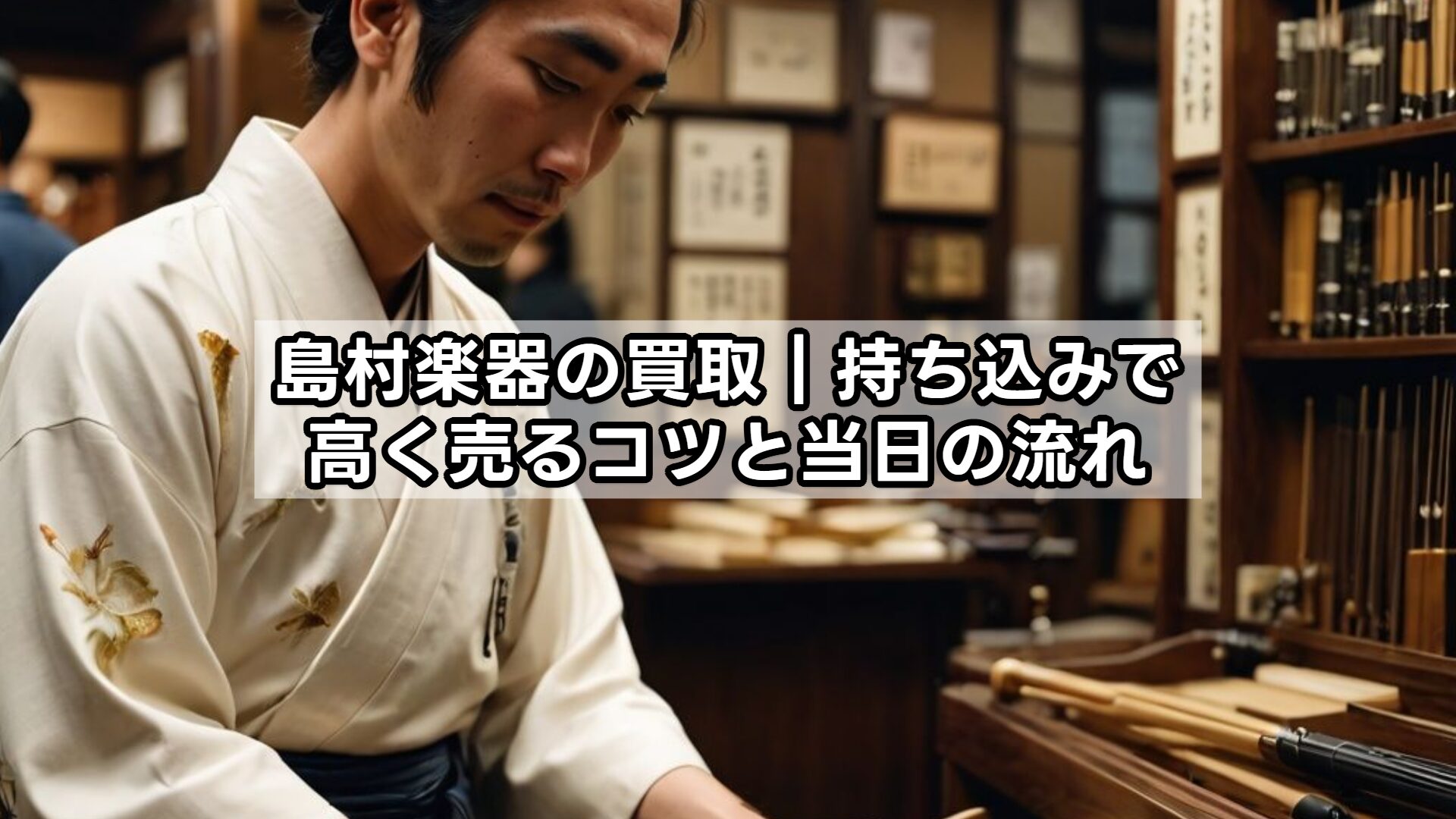島村楽器の買取|持ち込みで高く売るコツと当日の流れ