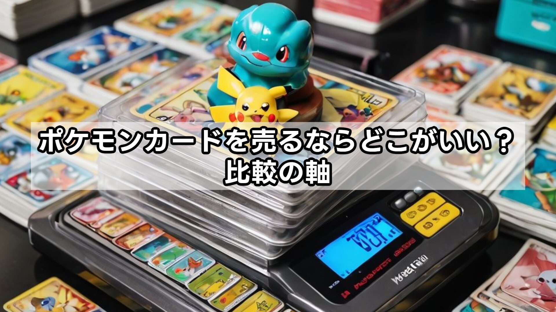 ポケモンカードを売るならどこがいい？比較の軸
