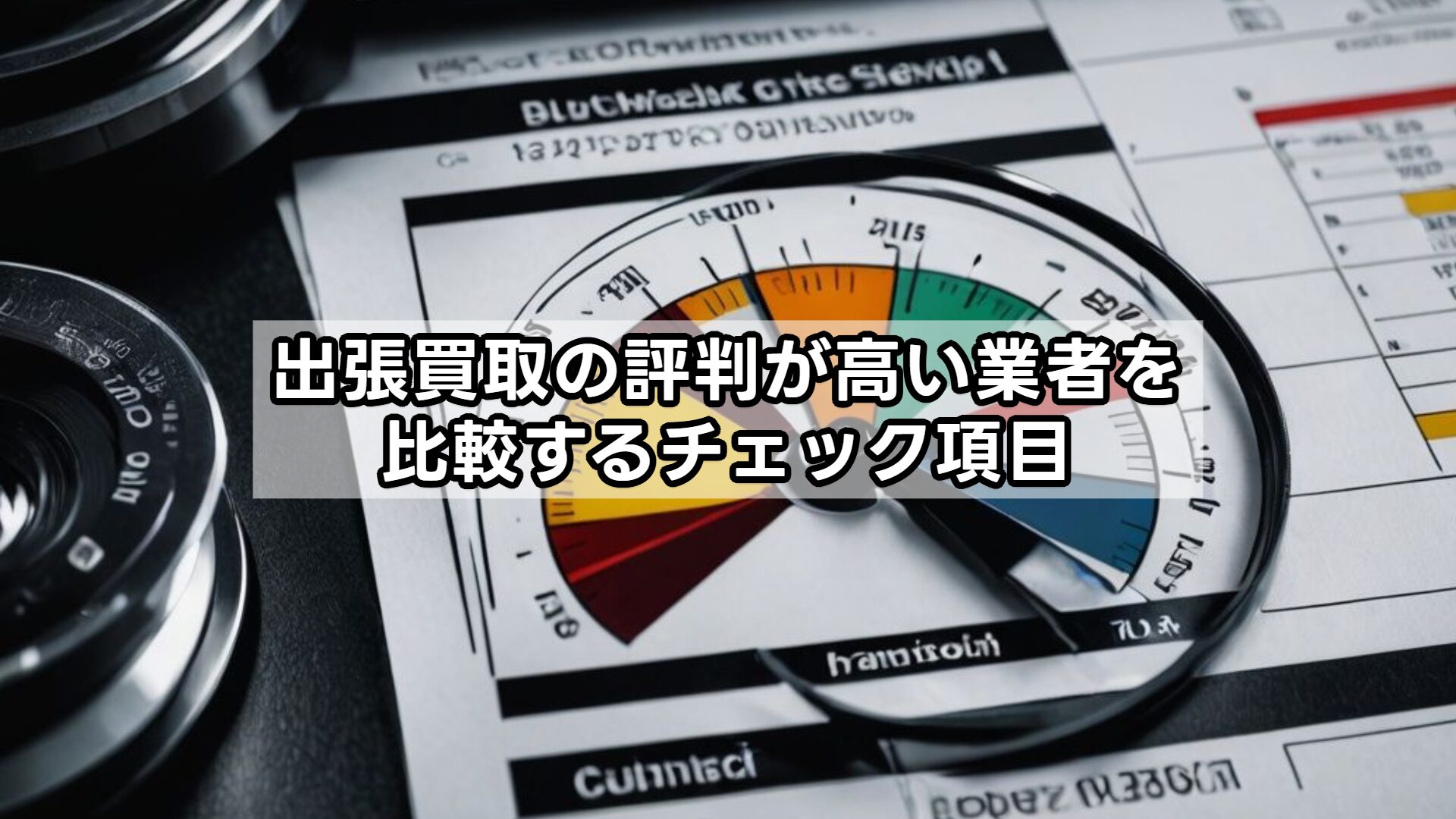 出張買取の評判が高い業者を比較するチェック項目