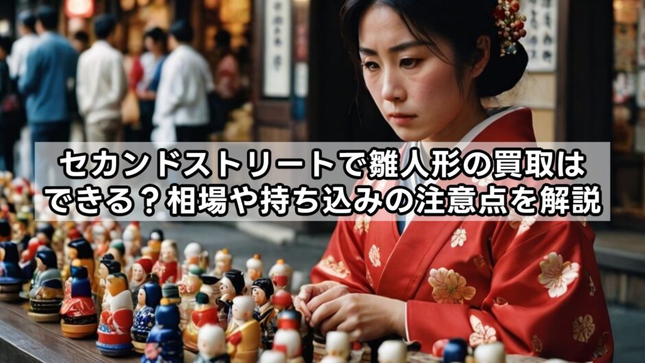 セカンドストリートで雛人形の買取はできる？相場や持ち込みの注意点を解説