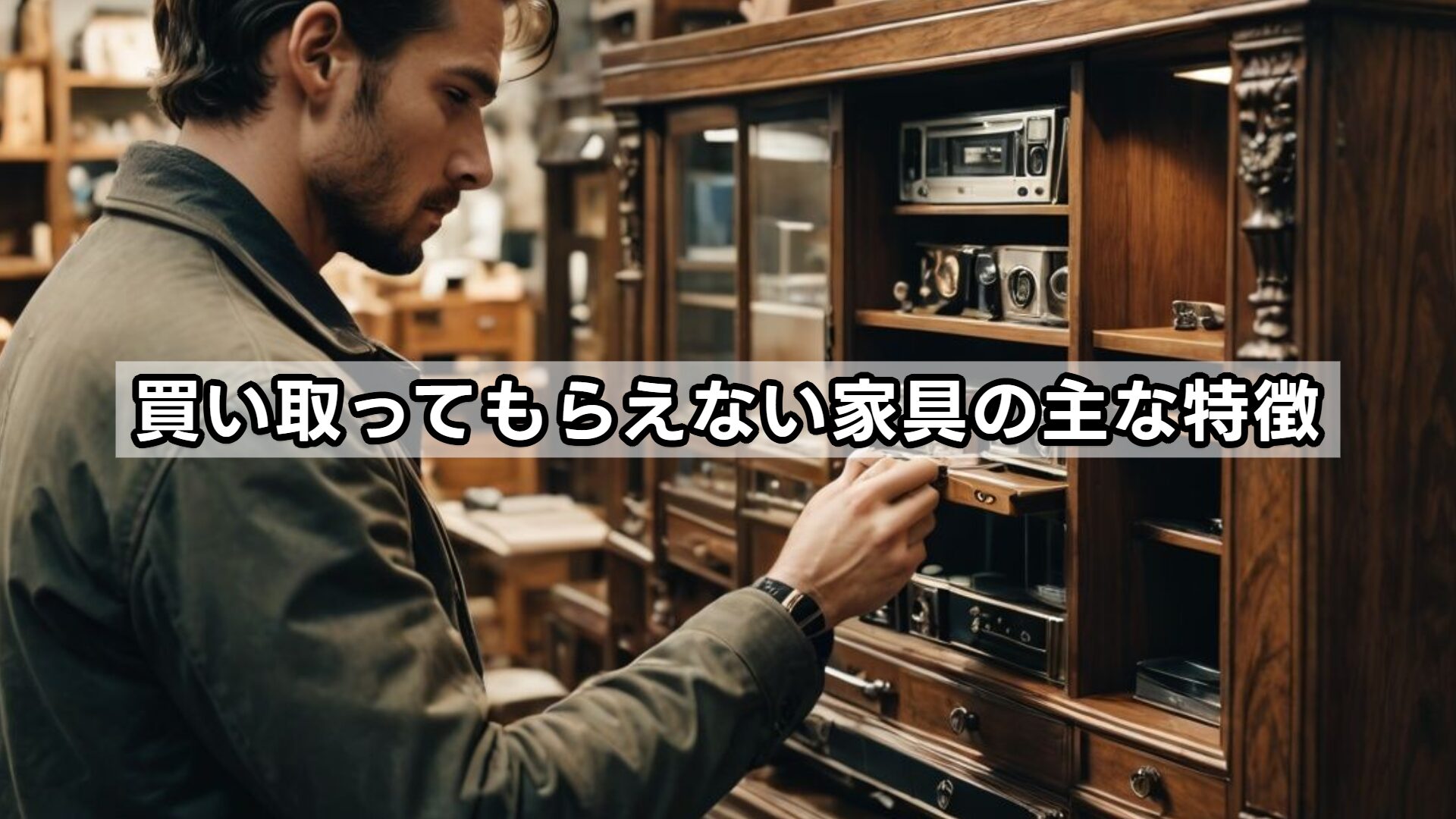 買い取ってもらえない家具の主な特徴