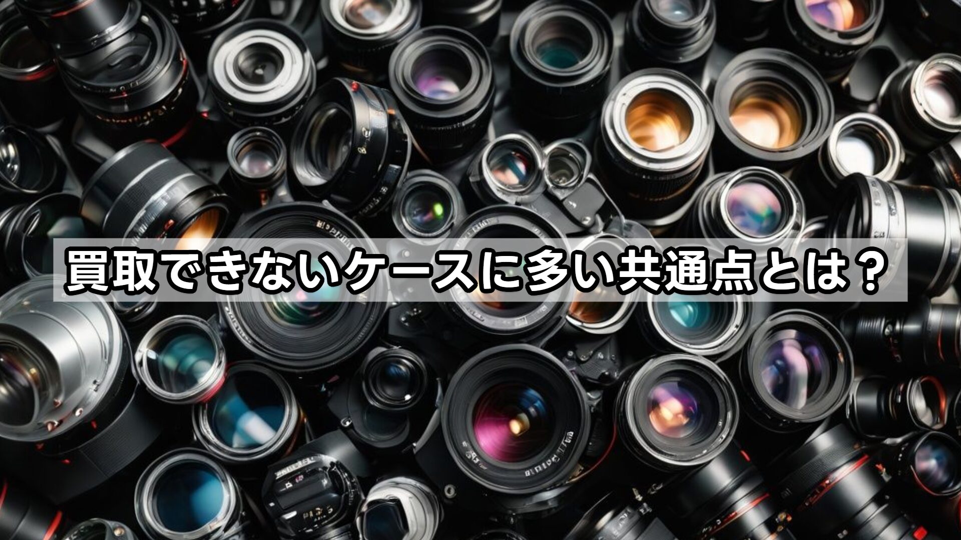 買取できないケースに多い共通点とは？