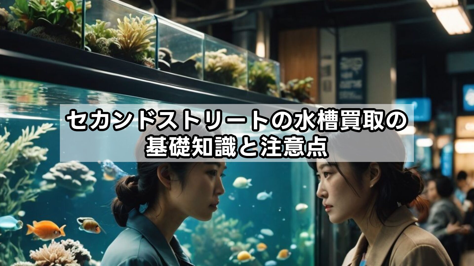 セカンドストリートの水槽買取の基礎知識と注意点