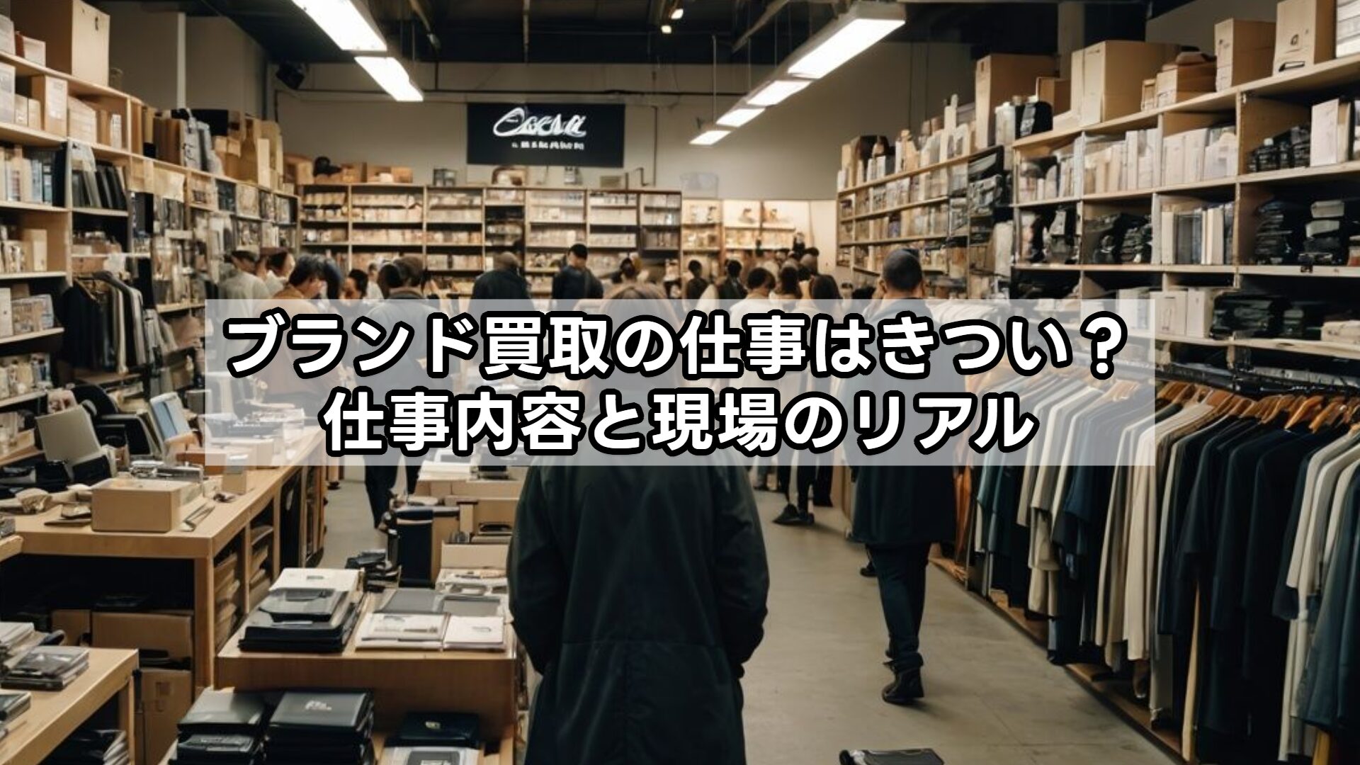 ブランド買取の仕事はきつい？仕事内容と現場のリアル