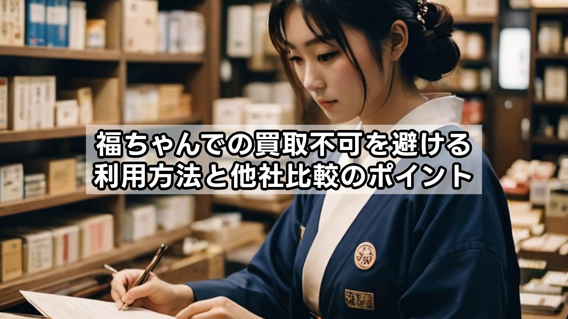 福ちゃんでの買取不可を避ける利用方法と他社比較のポイント