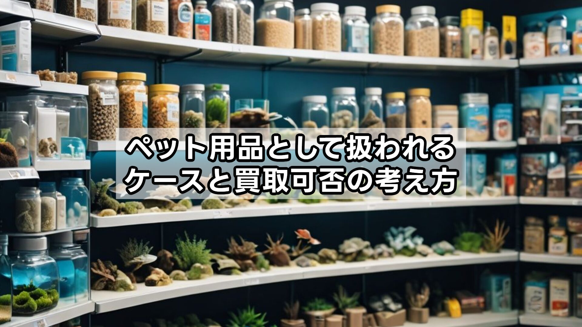 ペット用品として扱われるケースと買取可否の考え方