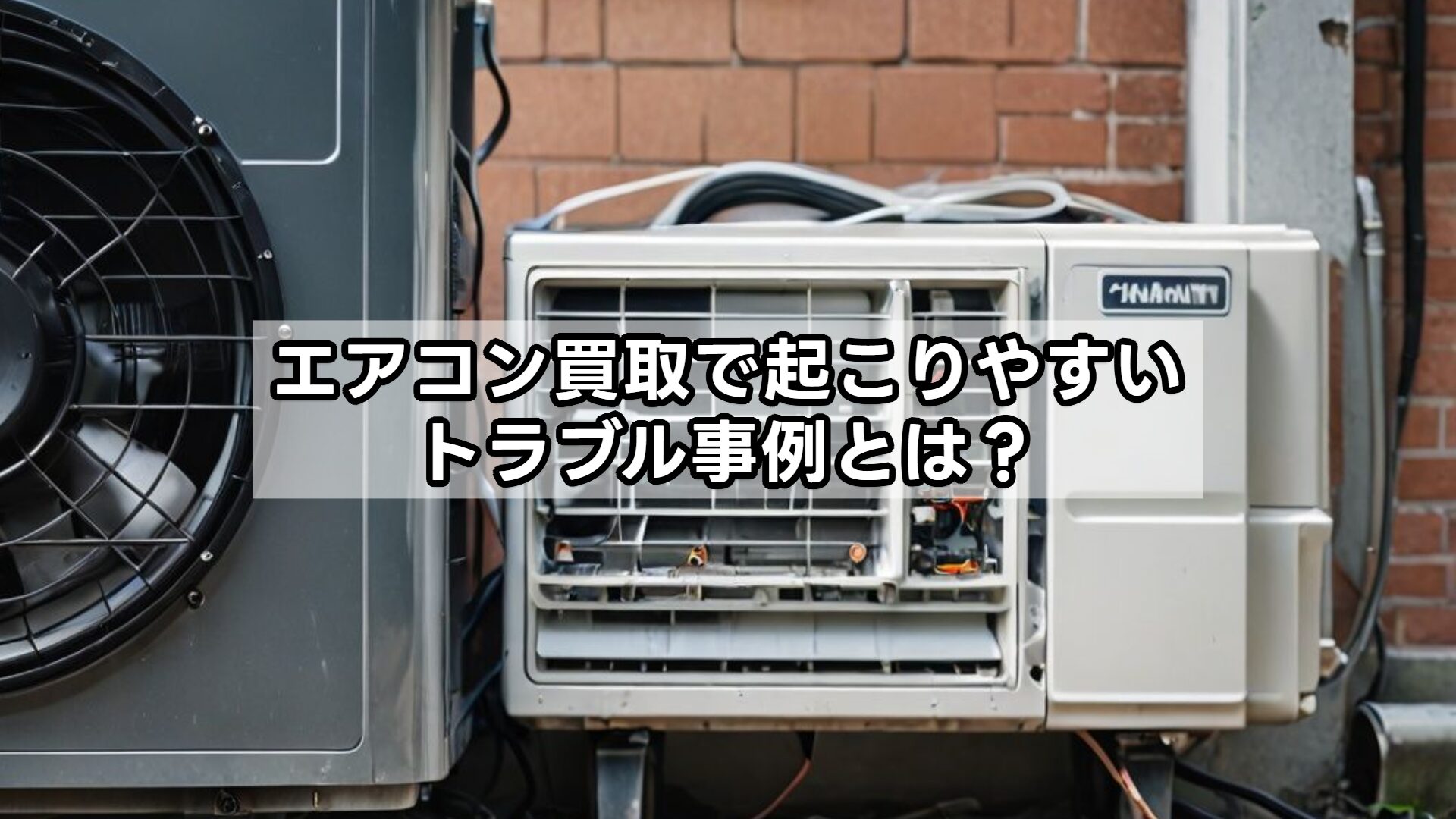 エアコン買取で起こりやすいトラブル事例とは？