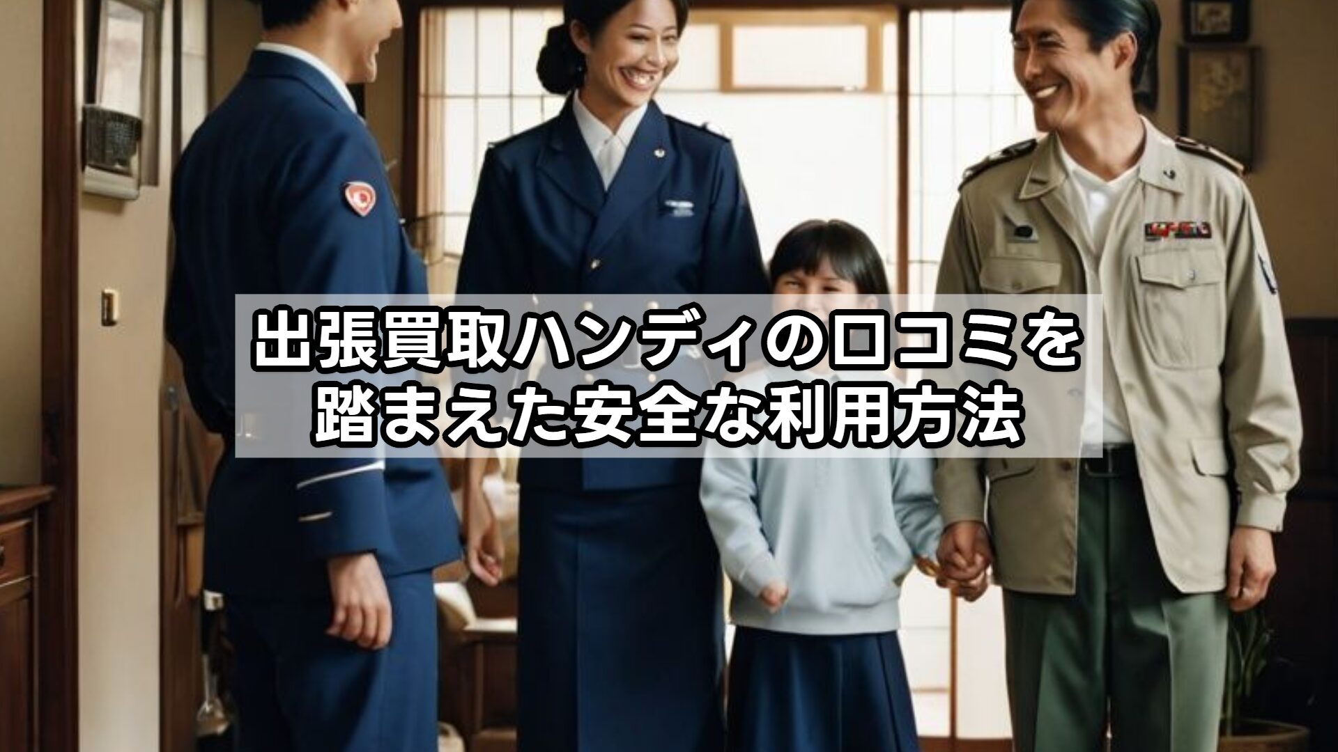 出張買取ハンディの口コミを踏まえた安全な利用方法