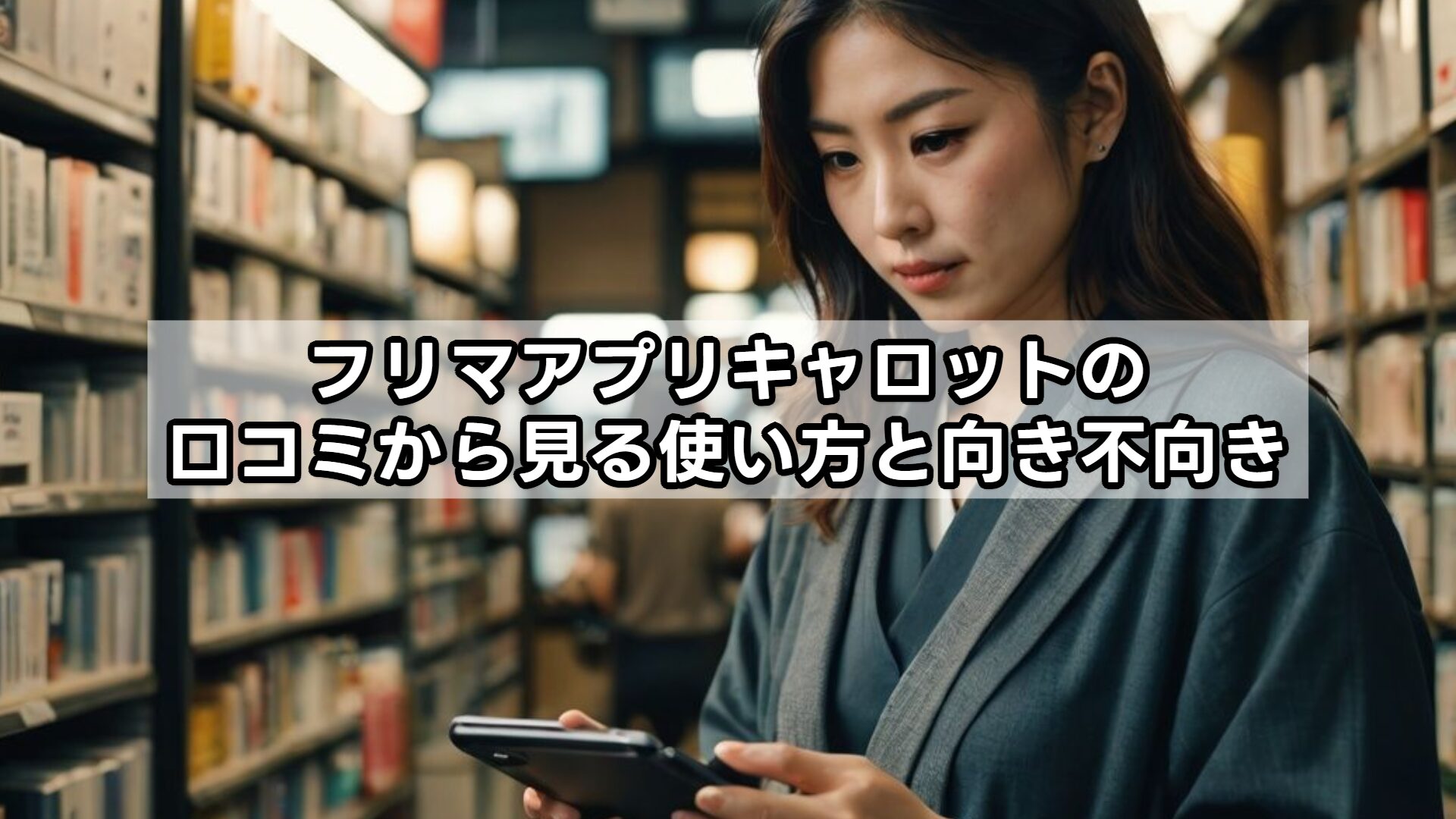 フリマアプリキャロットの口コミから見る使い方と向き不向き