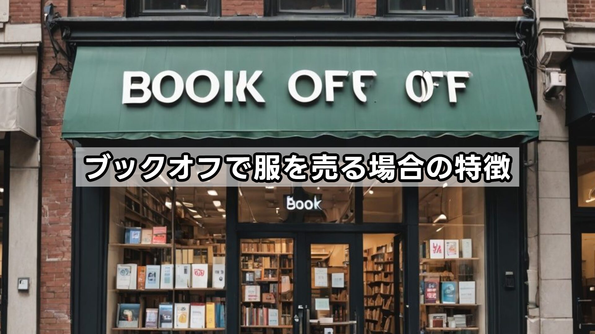 ブックオフで服を売る場合の特徴