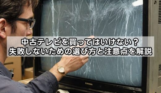 中古テレビを買ってはいけない？失敗しないための選び方と注意点を解説