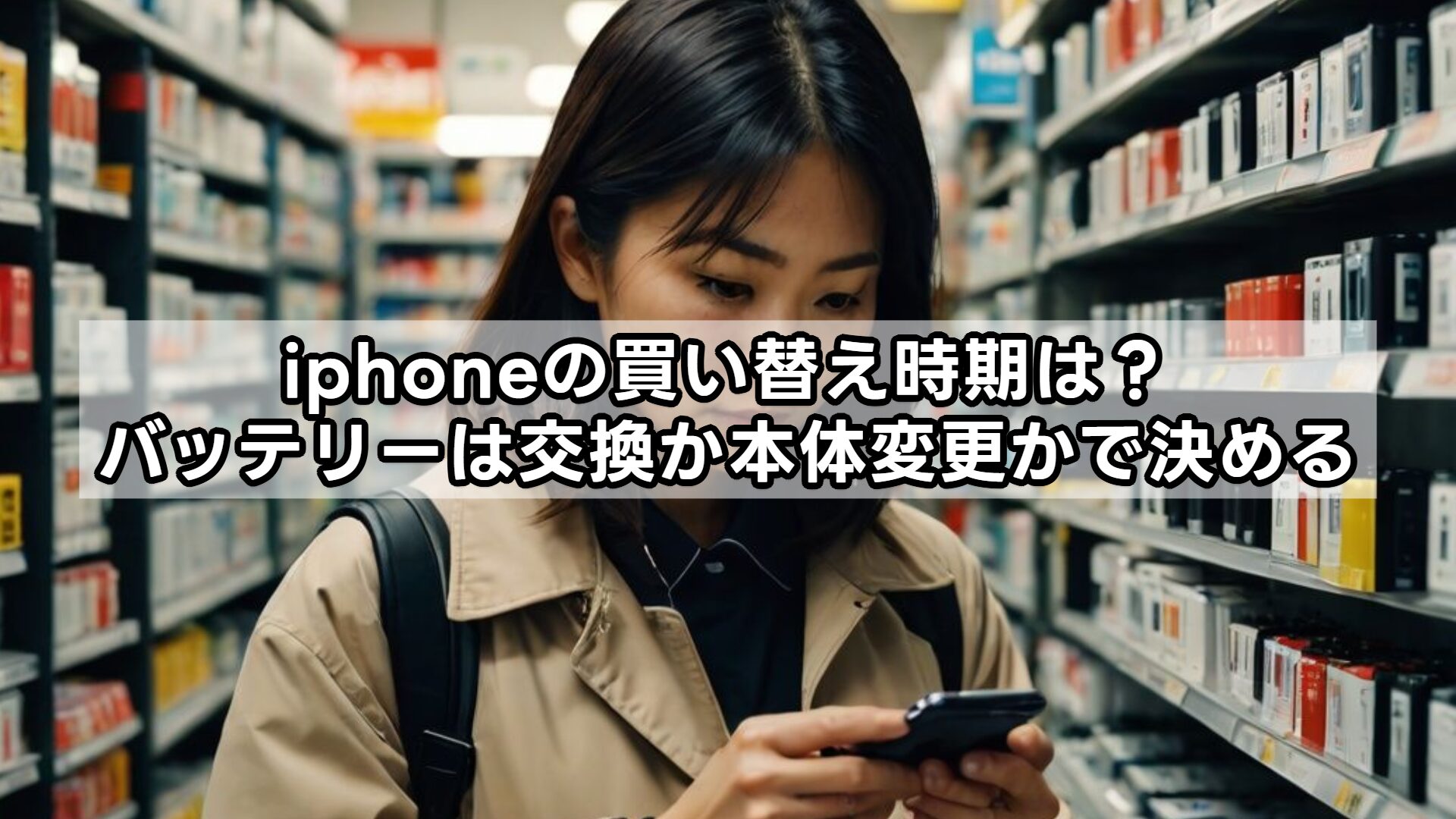 iphoneの買い替え時期は？バッテリーは交換か本体変更かで決める