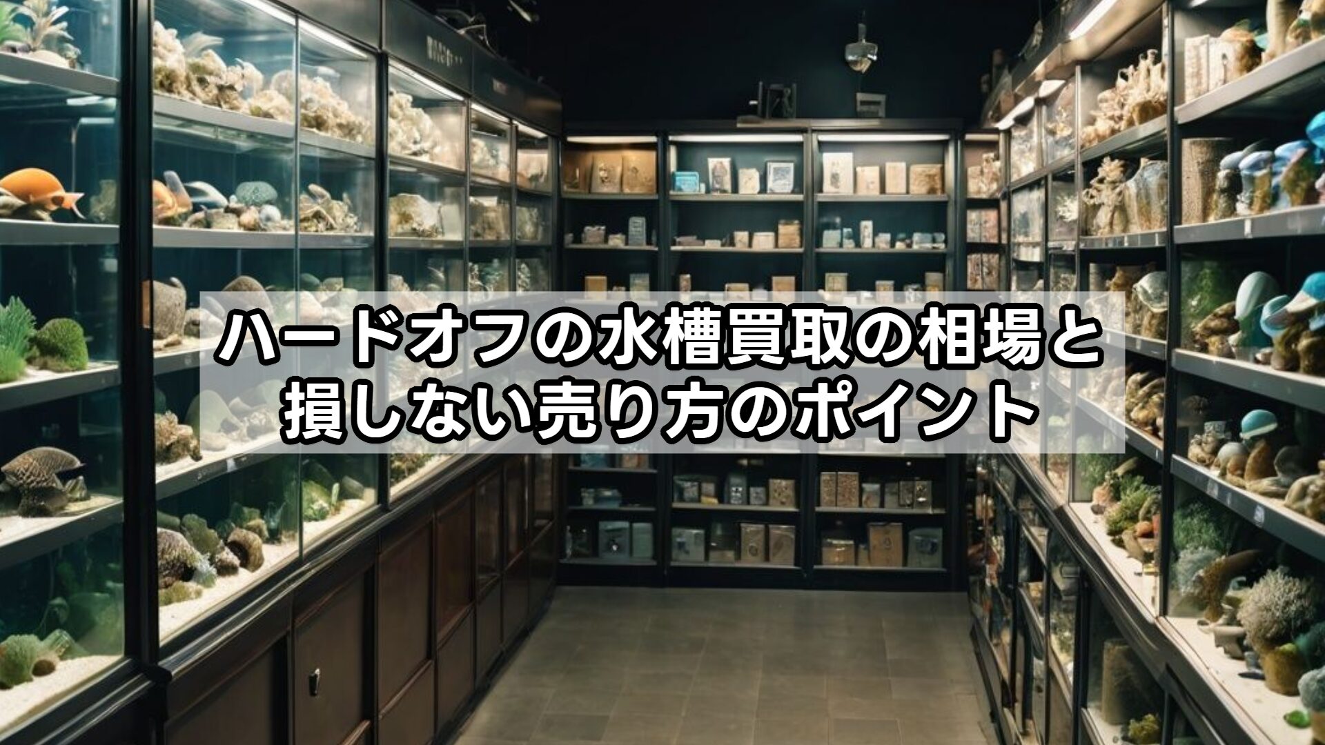 ハードオフの水槽買取の相場と損しない売り方のポイント