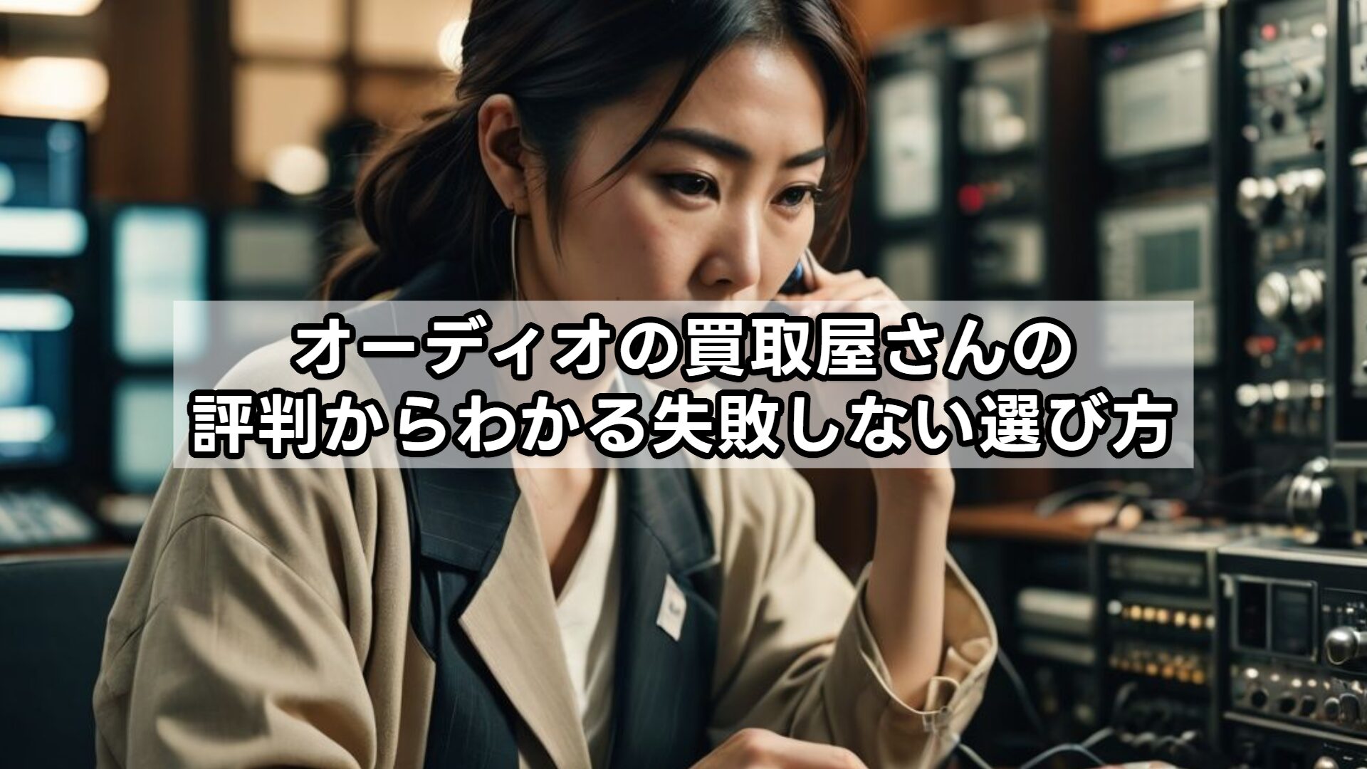 オーディオの買取屋さんの評判からわかる失敗しない選び方