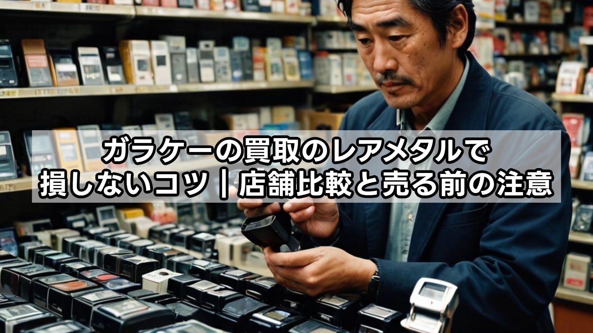 ガラケーの買取のレアメタルで損しないコツ｜店舗比較と売る前の注意