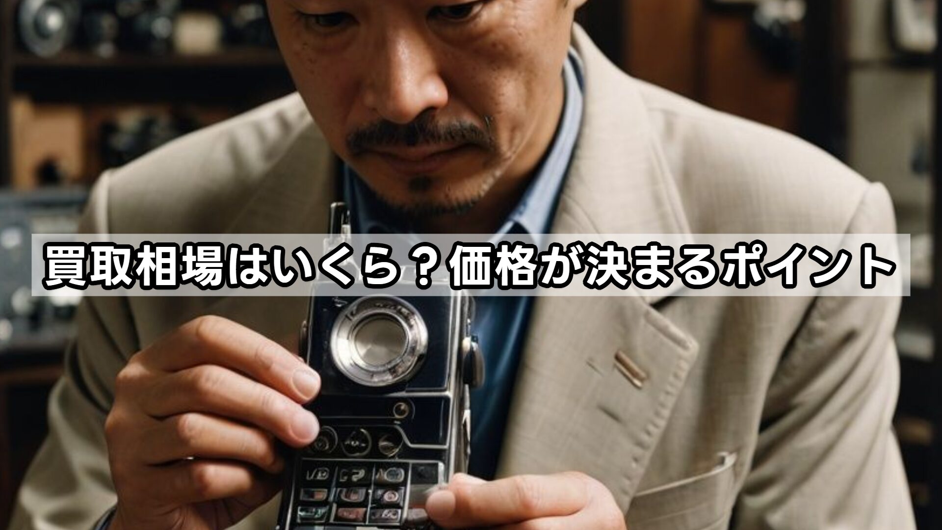 買取相場はいくら？価格が決まるポイント