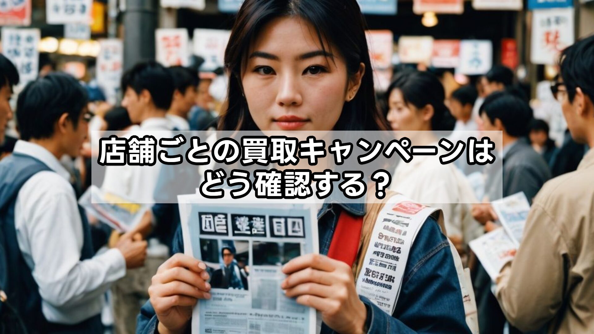 店舗ごとの買取キャンペーンはどう確認する？