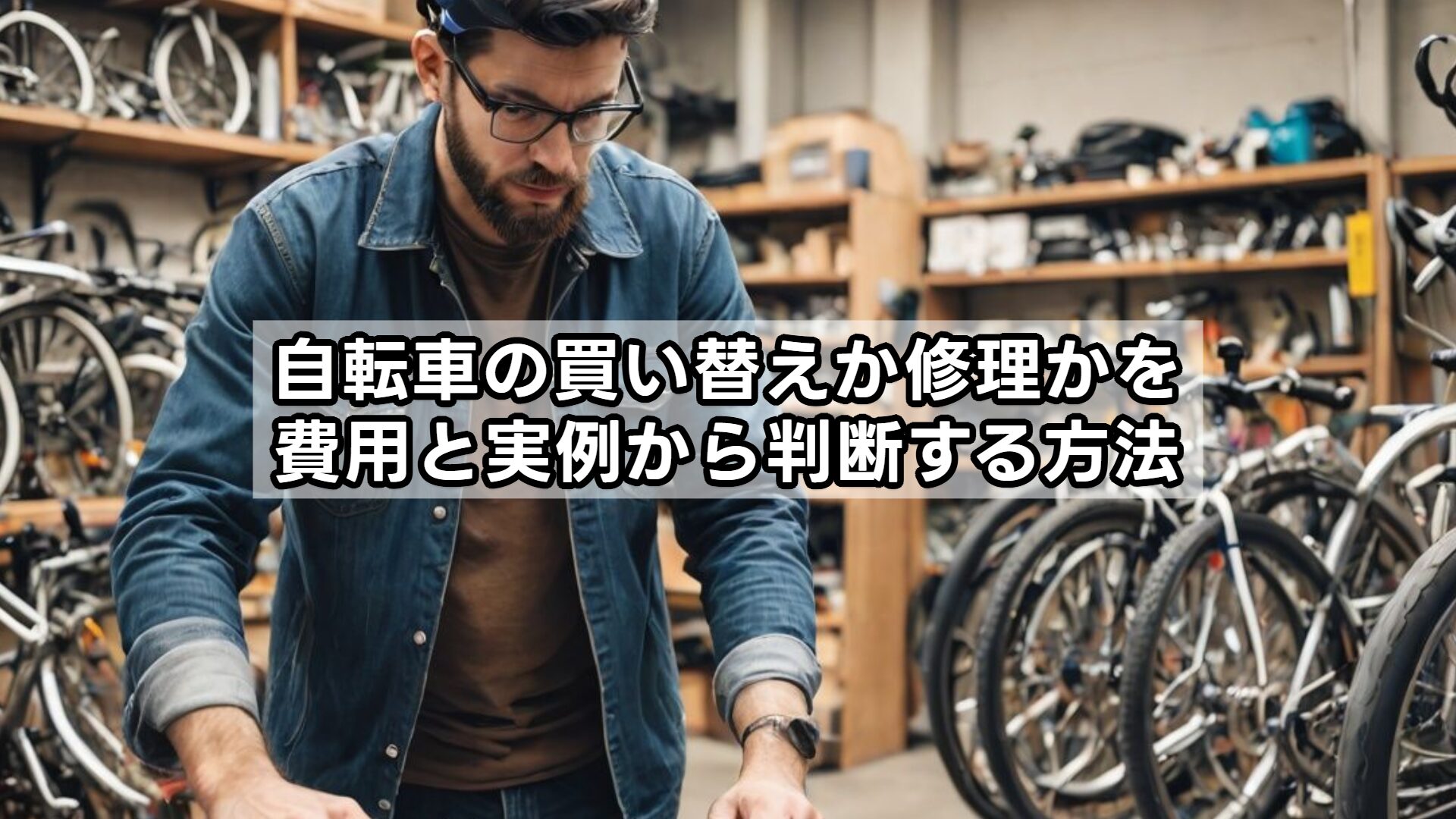 自転車の買い替えか修理かを費用と実例から判断する方法