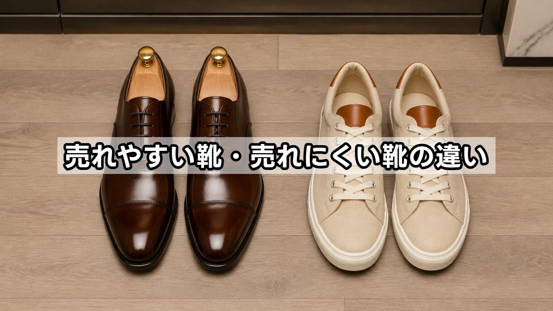 売れやすい靴・売れにくい靴の違い