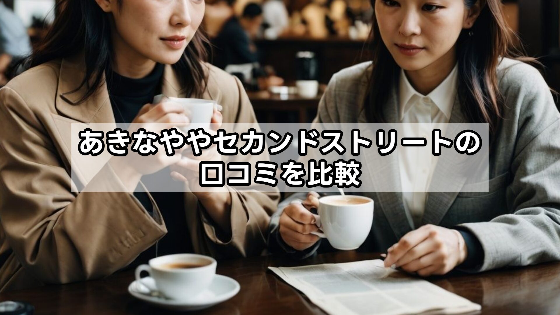 あきなややセカンドストリートの口コミを比較