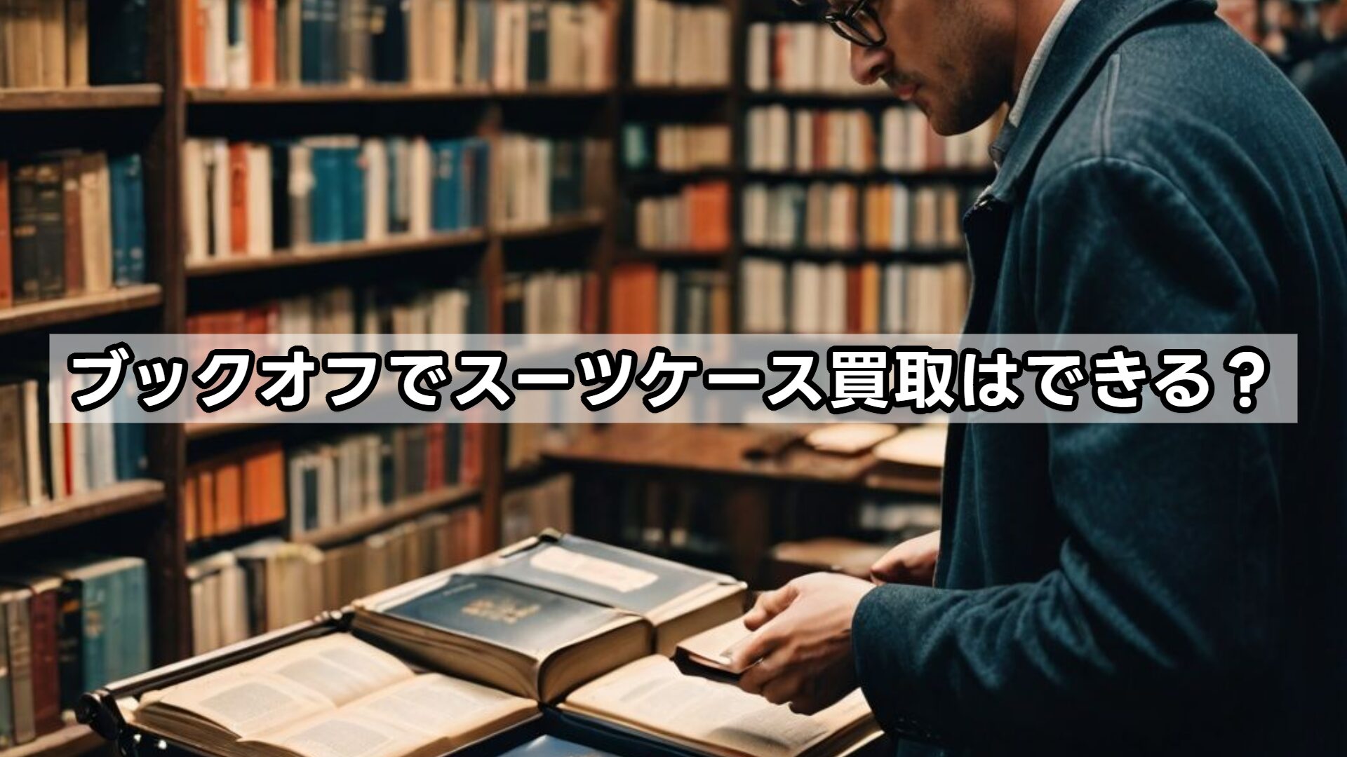 ブックオフでスーツケース買取はできる？
