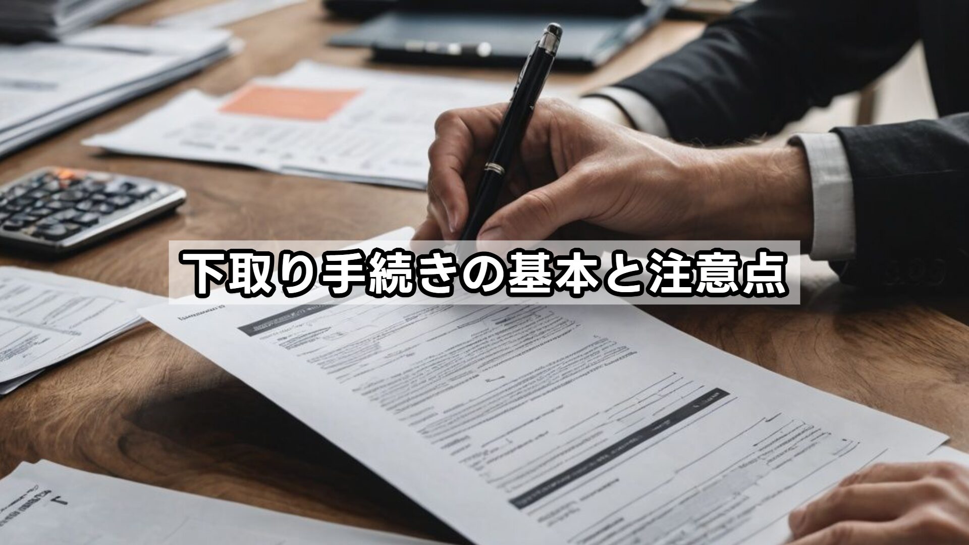 下取り手続きの基本と注意点