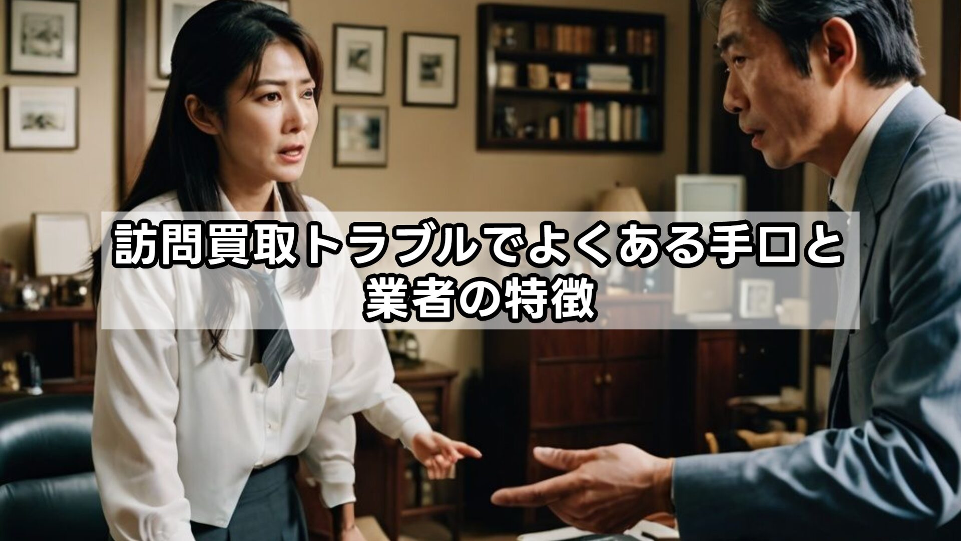 訪問買取トラブルでよくある手口と業者の特徴