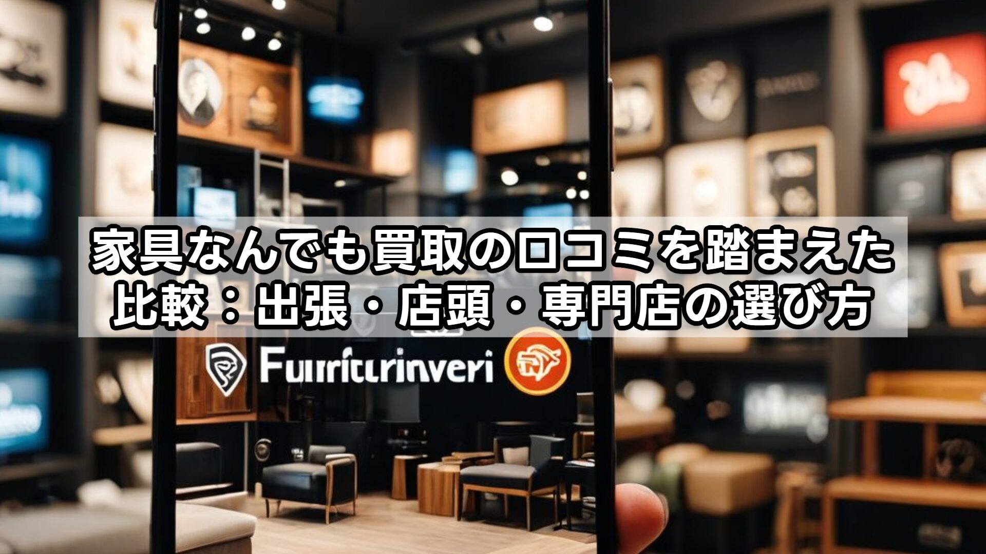 家具なんでも買取の口コミを踏まえた比較：出張・店頭・専門店の選び方