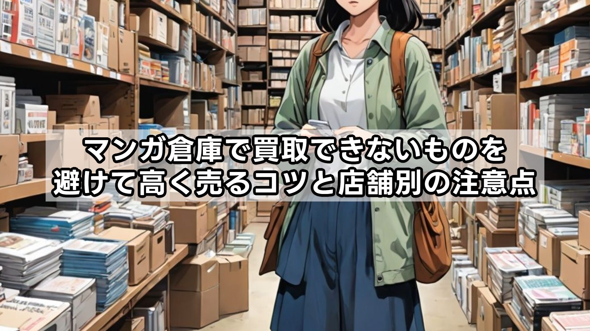 マンガ倉庫で買取できないものを避けて高く売るコツと店舗別の注意点