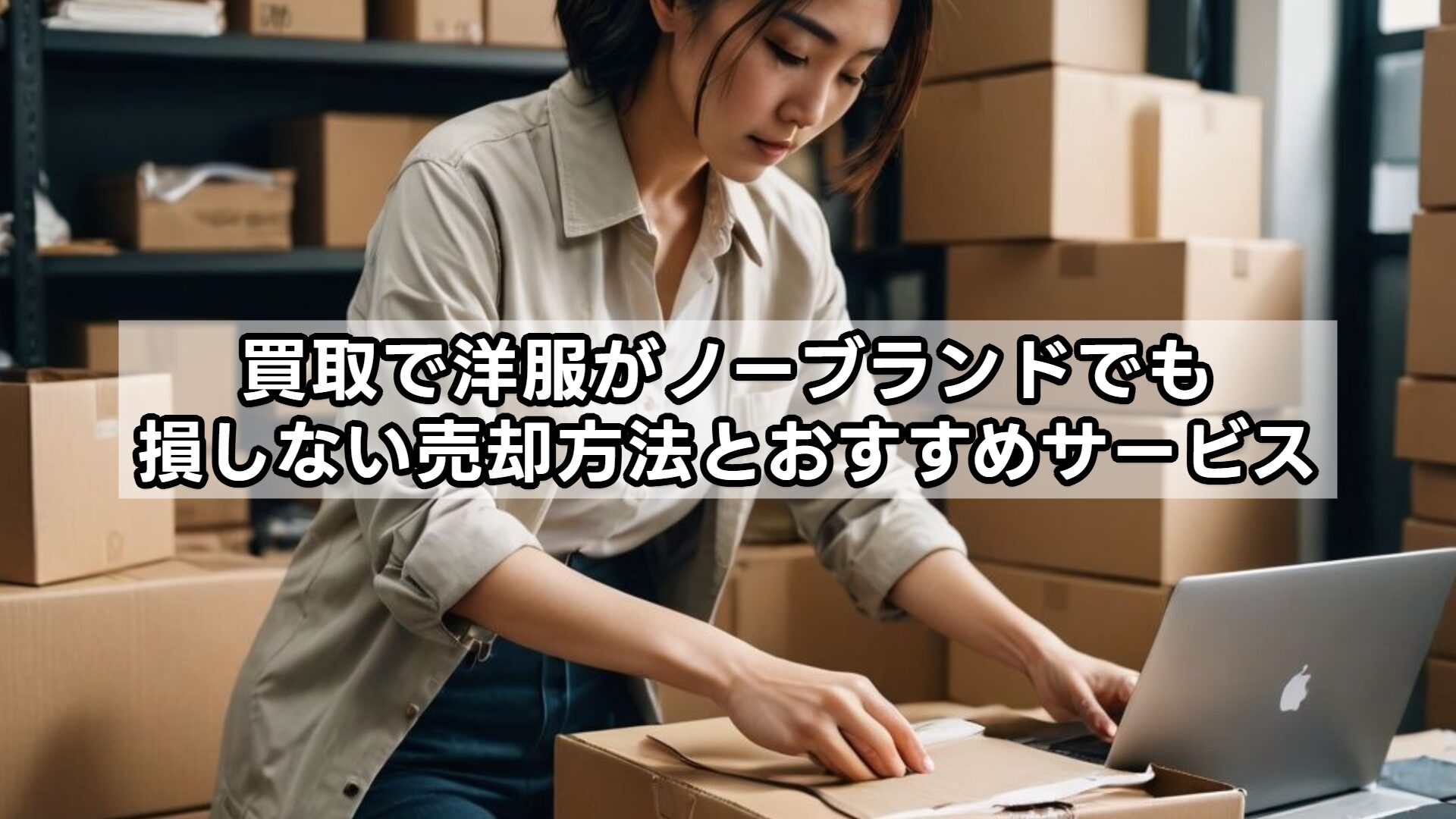 買取で洋服がノーブランドでも損しない売却方法とおすすめサービス