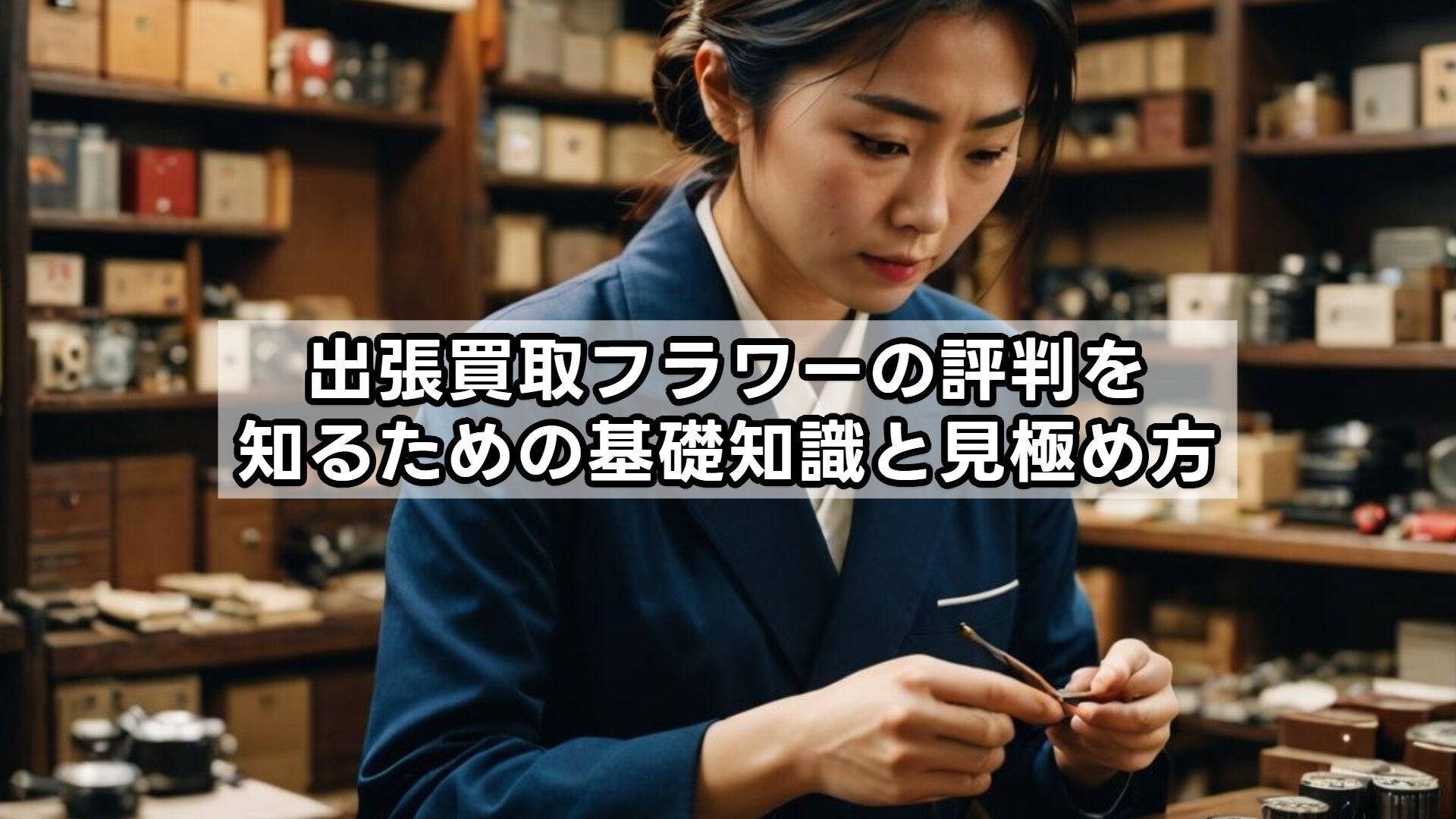 出張買取フラワーの評判を知るための基礎知識と見極め方