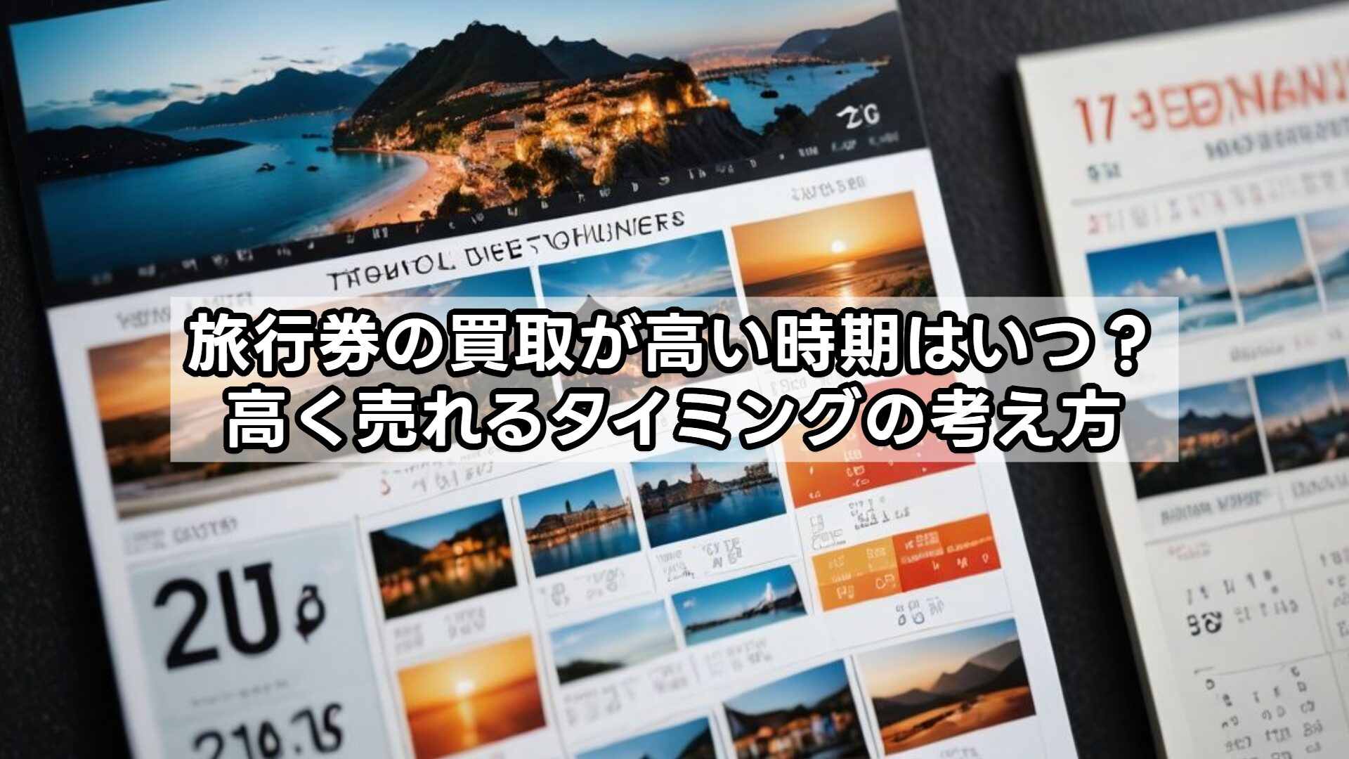 旅行券の買取が高い時期はいつ？高く売れるタイミングの考え方