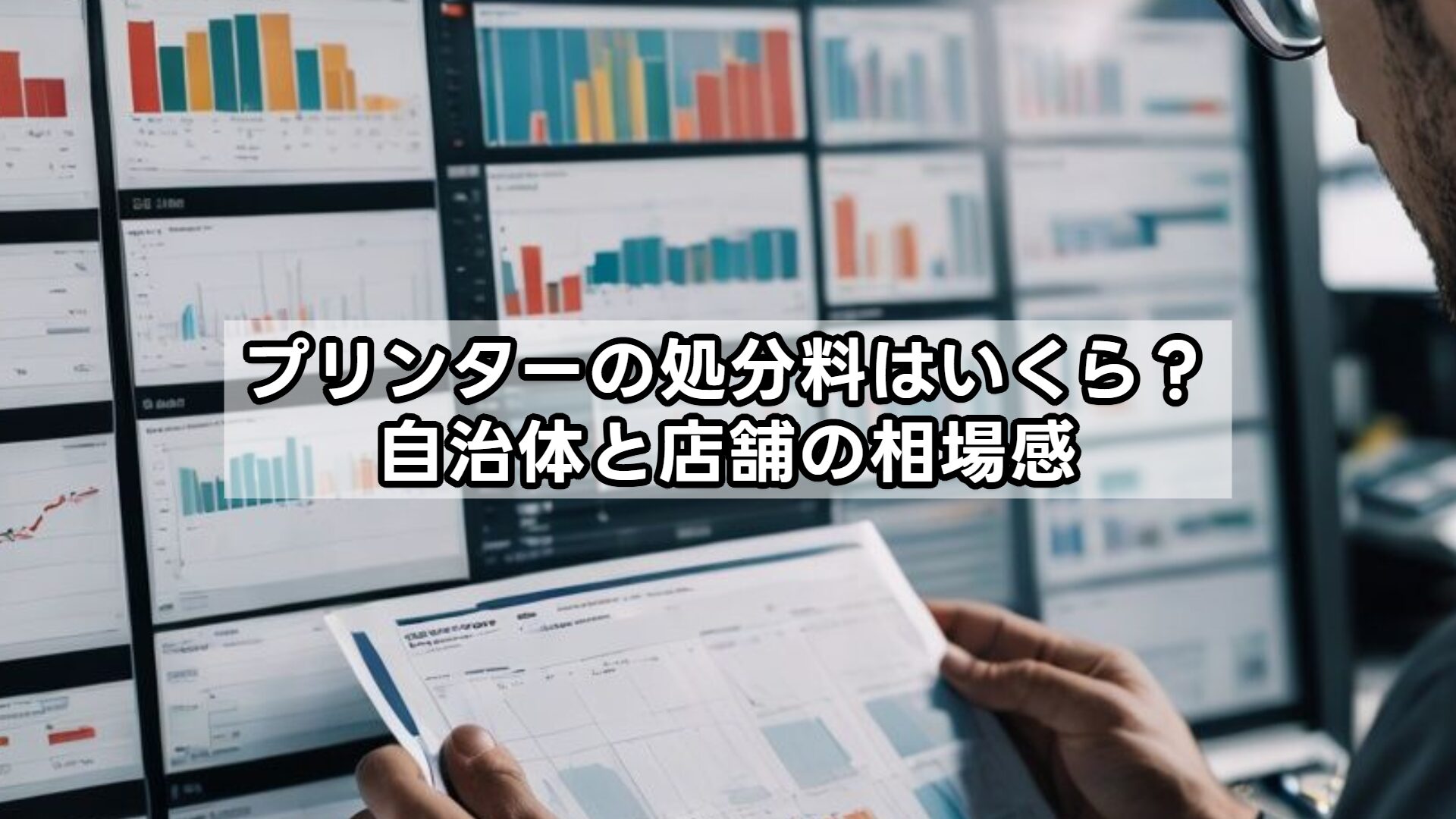プリンターの処分料はいくら？自治体と店舗の相場感