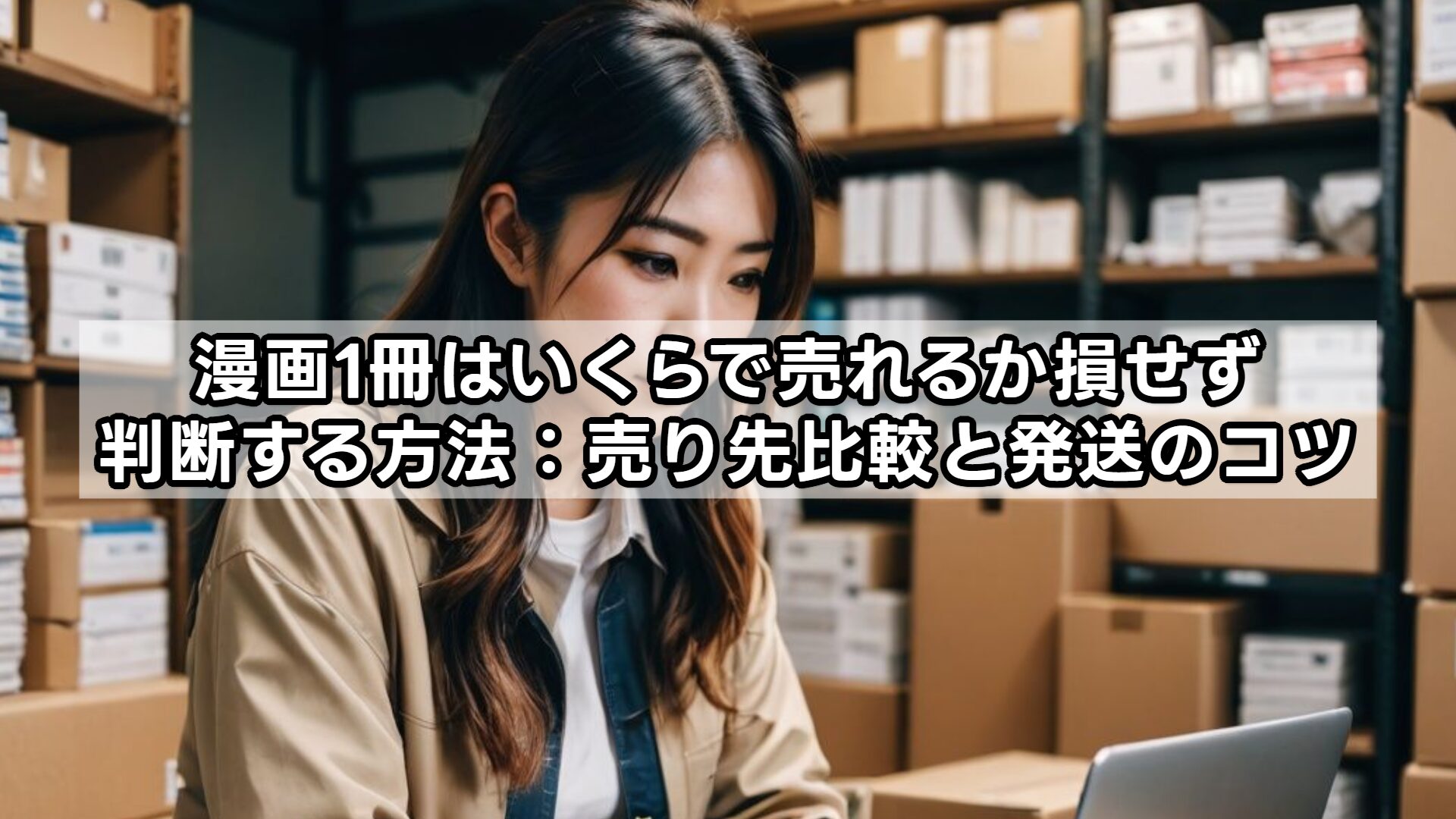 漫画1冊はいくらで売れるか損せず判断する方法：売り先比較と発送のコツ