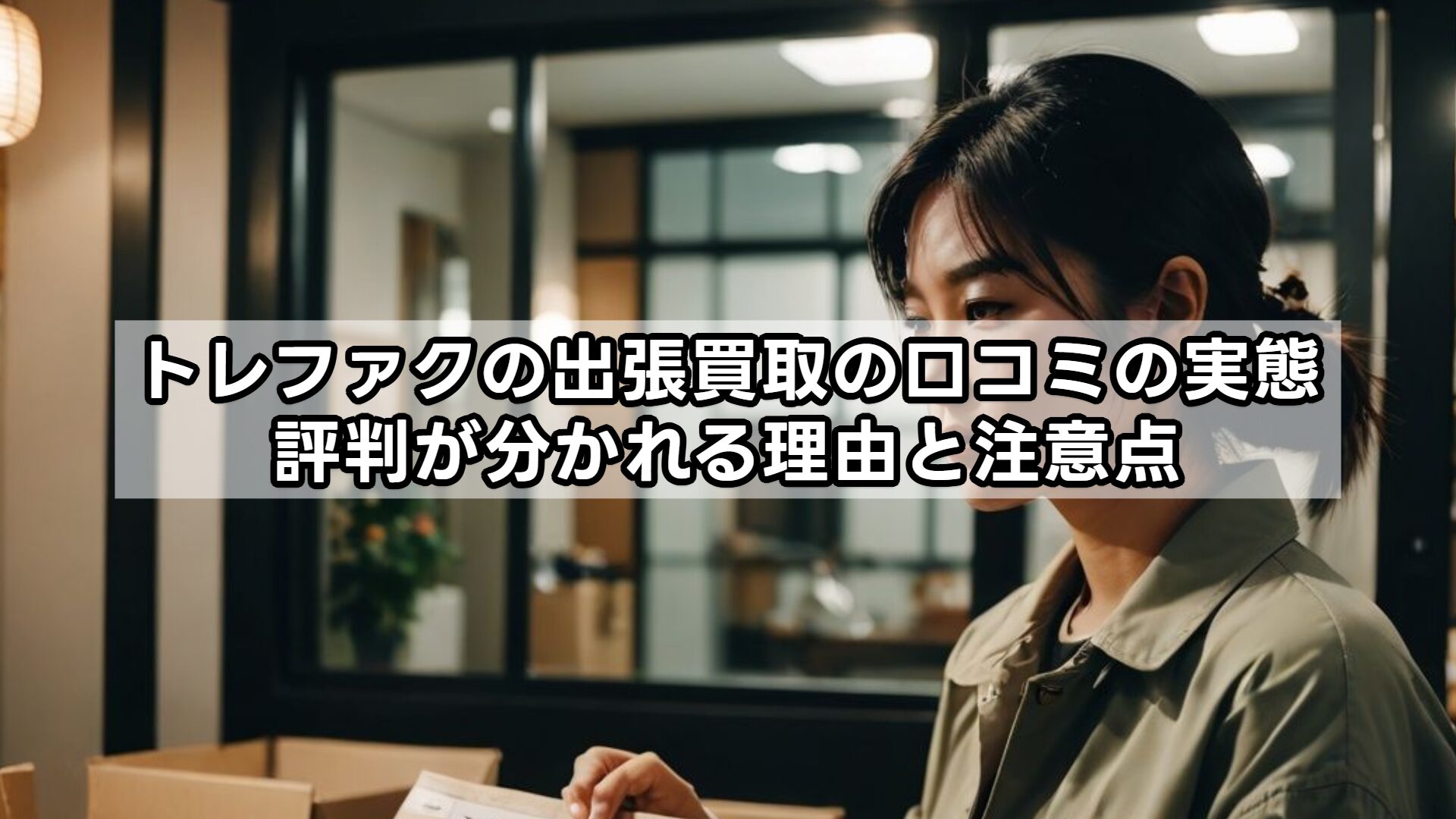 トレファクの出張買取の口コミの実態：評判が分かれる理由と注意点
