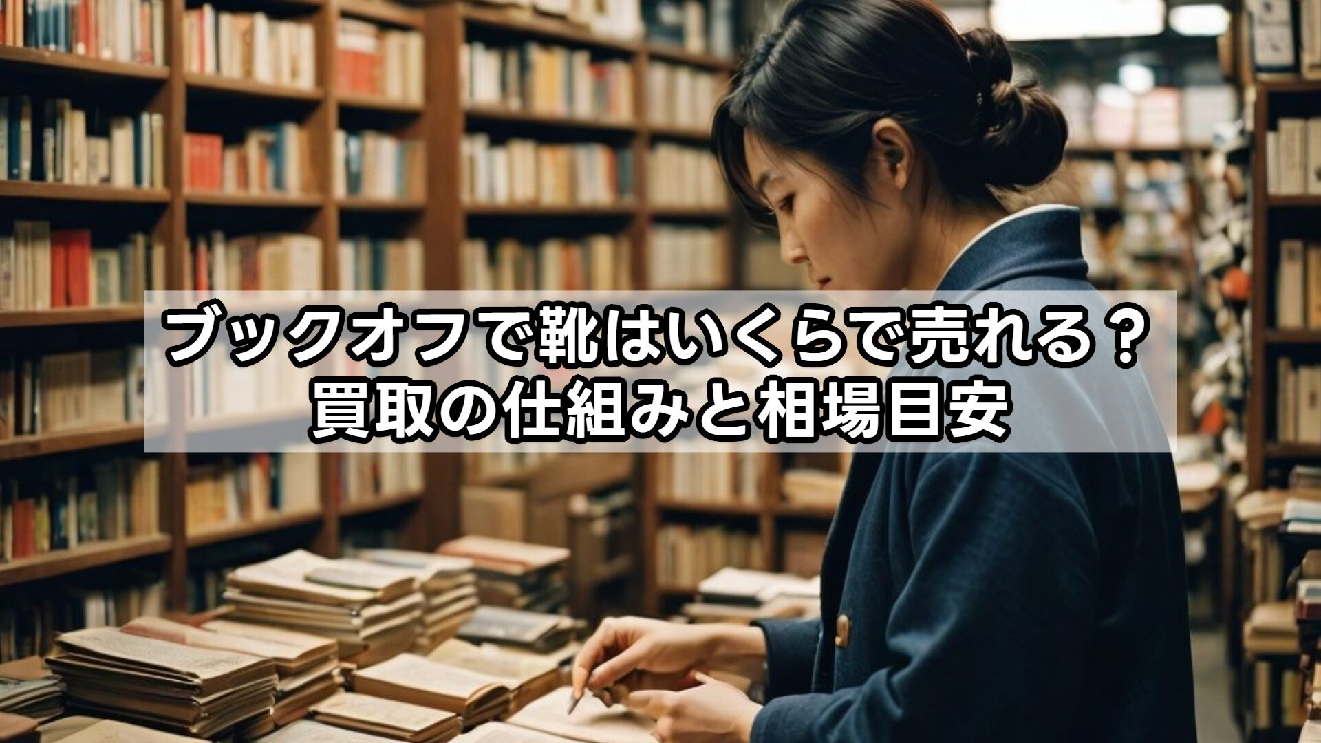 ブックオフで靴はいくらで売れる?買取の仕組みと相場目安