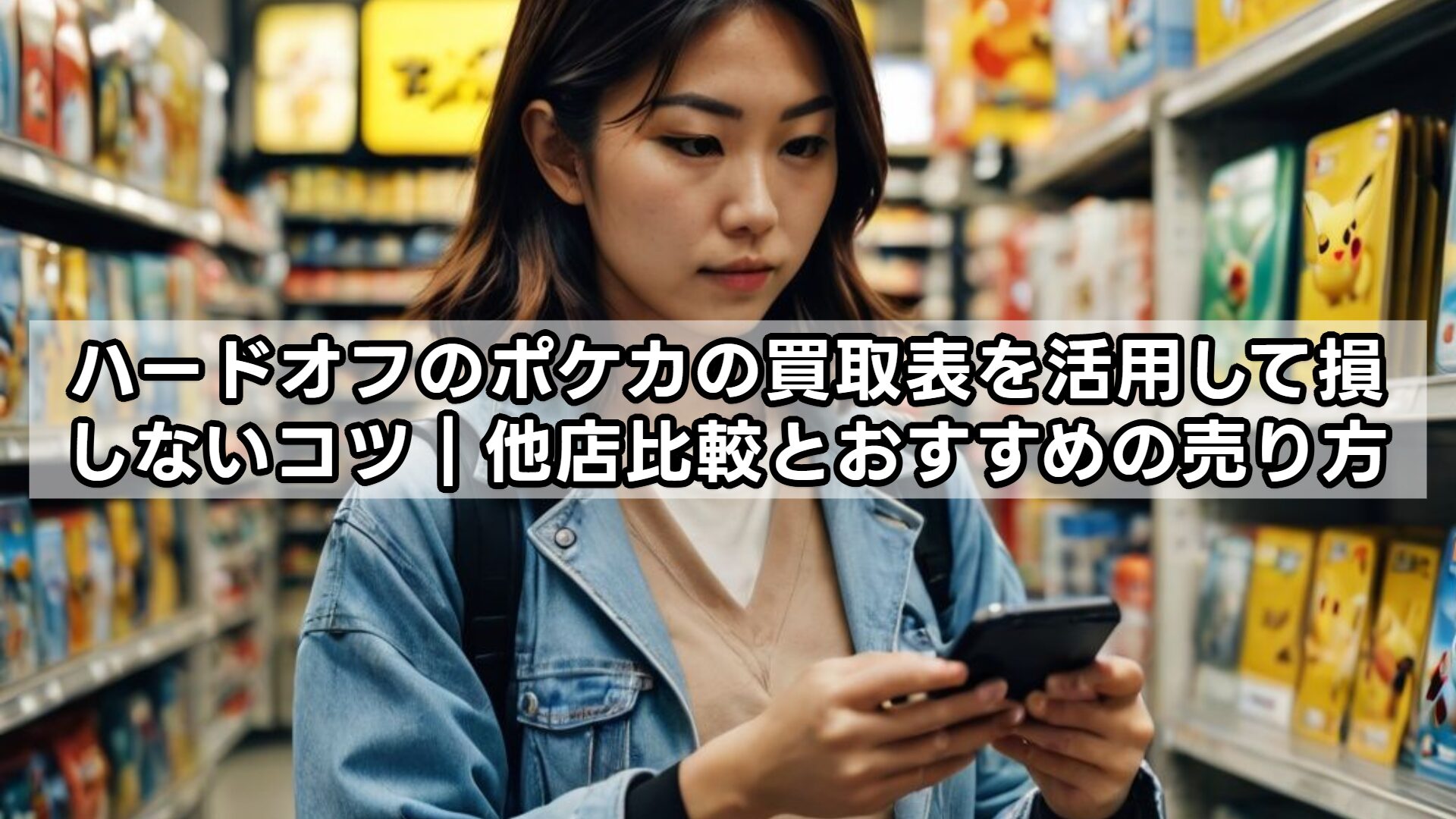 ハードオフのポケカの買取表を活用して損しないコツ|他店比較とおすすめの売り方