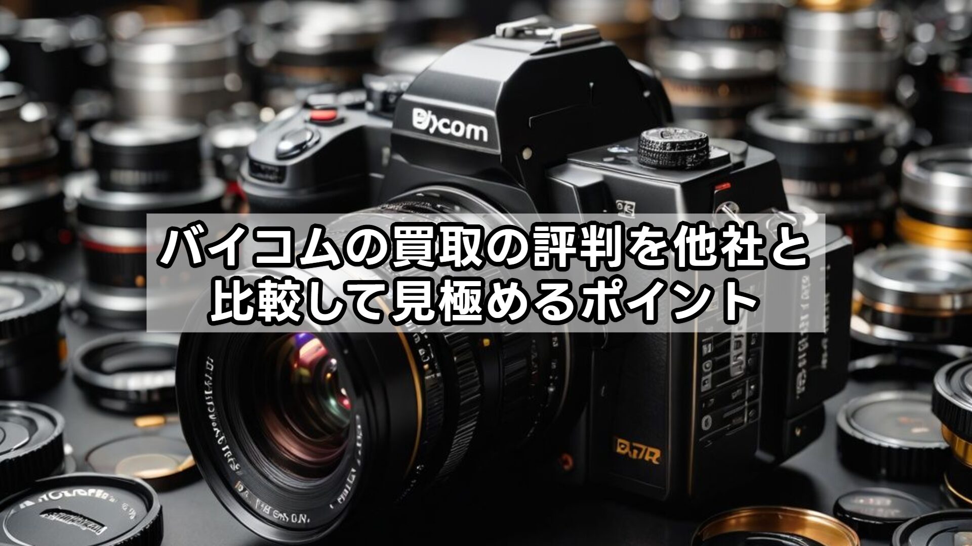 バイコムの買取の評判を他社と比較して見極めるポイント