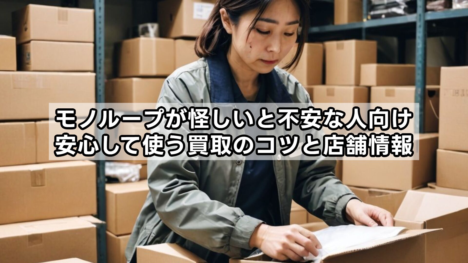 モノループが怪しいと不安な人向け：安心して使う買取のコツと店舗情報