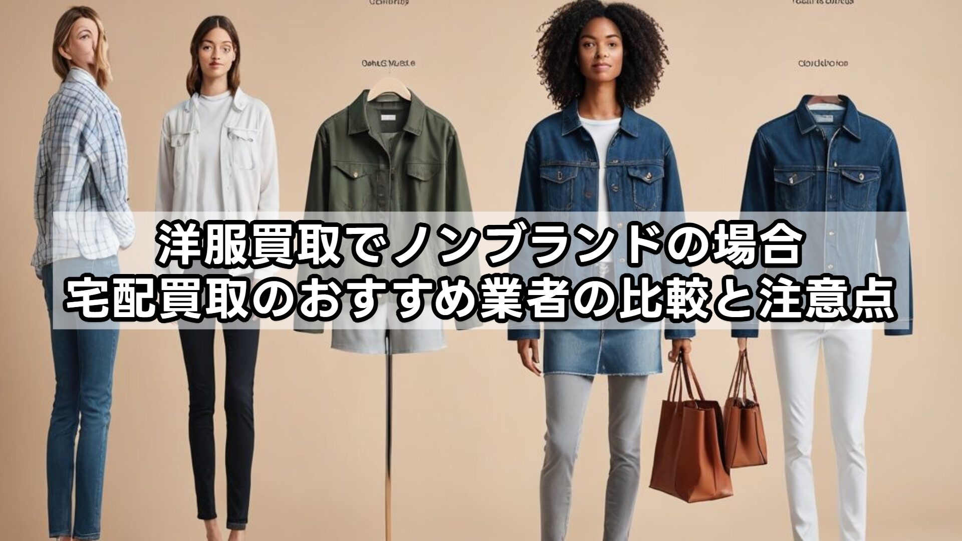 洋服買取でノンブランドの場合、宅配買取のおすすめ業者の比較と注意点