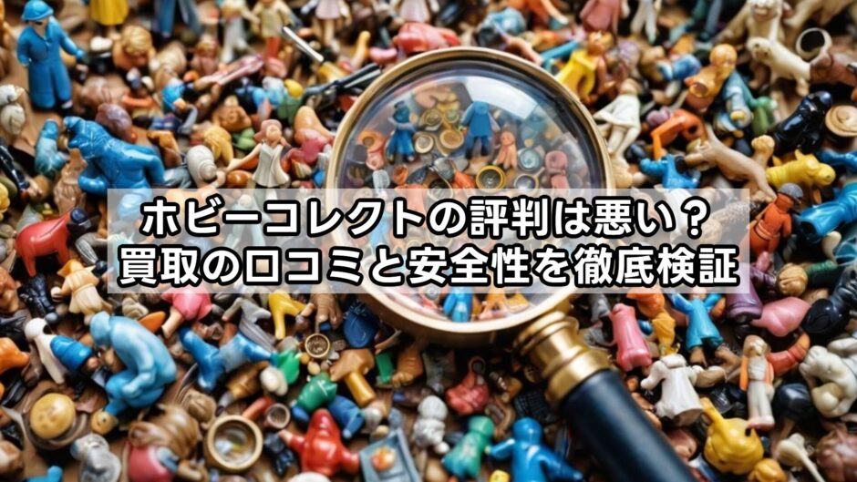 ホビーコレクトの評判は悪い？買取の口コミと安全性を徹底検証