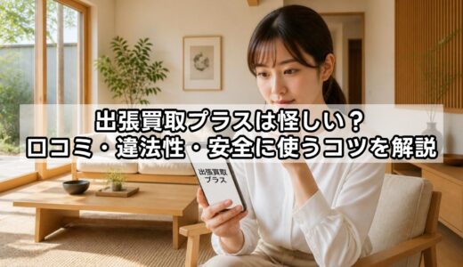 出張買取プラスは怪しい？口コミ・違法性・安全に使うコツを解説