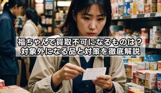 福ちゃんで買取不可になるものは？対象外になる品と対策を徹底解説